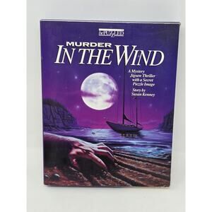 Complete BePuzzled Murder in the Wind Mystery Jigsaw Puzzle 500 Pc Vtg 1993